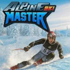 Alpine Ski Master is a dramatic winter sports game where players transform into skiers conquering challenging snow-white tracks. The game brings breathtaking speed experiences, impressive accelerations and fierce competition between six skiers on high, icy mountain slopes.
