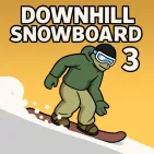 Downhill Snowboard 3 brings you a realistic and exciting skiing experience right on your computer screen. You will be free to explore different tracks, perform impressive jumps, and freely demonstrate your balancing skills.