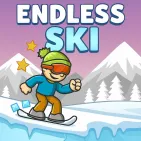 EndlesSki is where you let yourself go with each smooth glide on the white slopes, press a key lightly to fly into the air to collect sparkling gold coins, and press again to dodge obstacles by a hair's breadth.