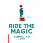 Ride the Magic is where you soar down the snowy slopes, twisting and turning, and launching yourself into the air to perform mind-blowing stunts. Every jump is a chance to score points, and every glide is a mini-adventure on the pristine white ground.