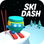 In the fast-paced skiing game Ski Dash, you control a little skier who is racing down the white slopes and always face new problems. The fast pace, surprising challenges, and rising difficulty throughout ten levels mean that each level needs focus and quick reactions.