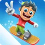 Downhill Ski brings a feeling of both excitement and fun, as if you are chasing the wind in the middle of the vast white snow slopes.