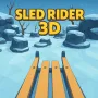 Sled Rider 3D is a fun and challenging snowboarding game. You will control the sled to glide through the icy slopes and avoid all obstacles on the way.