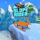 Slope Rider is a speed adventure arcade game that takes players down endless snow slopes where danger always lurks. The game's rhythm is kept tense with unexpected obstacles, interspersed with dramatic long jumps and vividly recreated winter scenes, making each downhill journey open up a different journey.