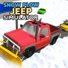 Snow Plow Jeep Simulator is an exciting driving game where you control a plow jeep to clear snow on challenging roads. You will collect snow and bring it to the specified pile before moving on to the next level.