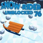 Snow Rider Unblocked 76 is a high-speed snowboarding game that takes you on a journey down icy mountain slopes with a series of unexpected challenges.