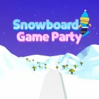 Snowboard Game Party brings an extremely exciting and challenging ski racing experience. Players will be immersed in intense speed competitions on snow-covered tracks, where every moment requires agility and dexterity to overcome obstacles.