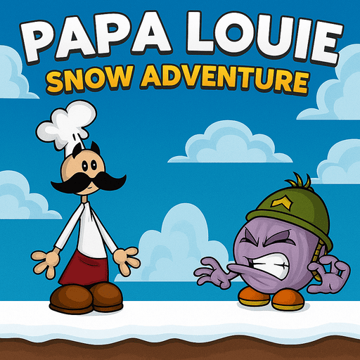 Play game Papa Louie Snow Adventure