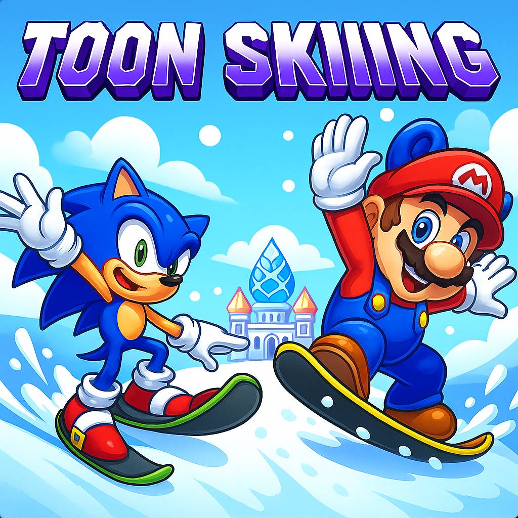 Play game Toon Skiing